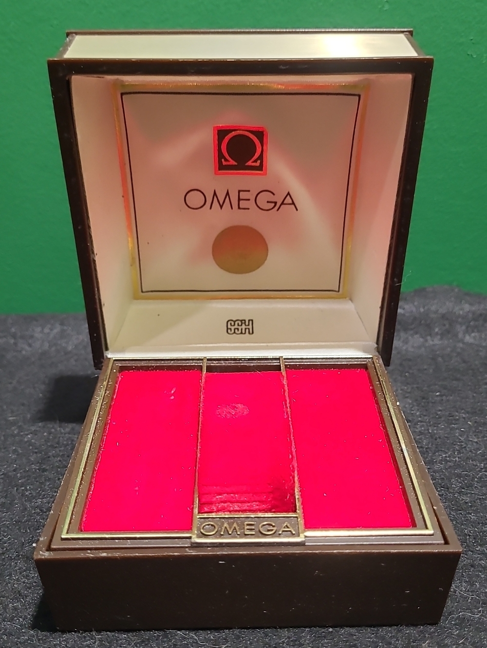 Rare Vintage 70s Omega Watch Display Case